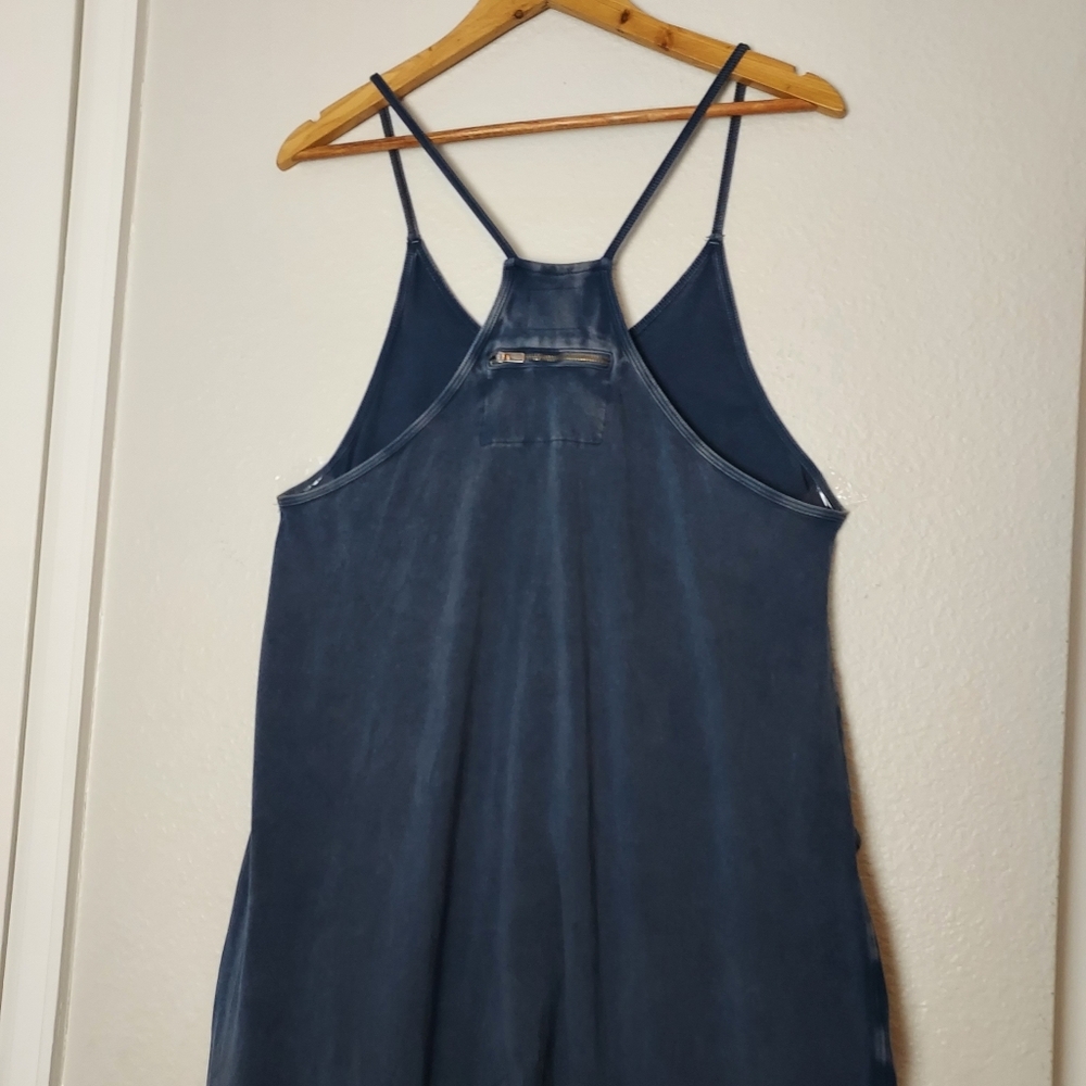 Free People Movement Hot Shot Onesie Overalls Blue Size Small - Picture 8 of 15